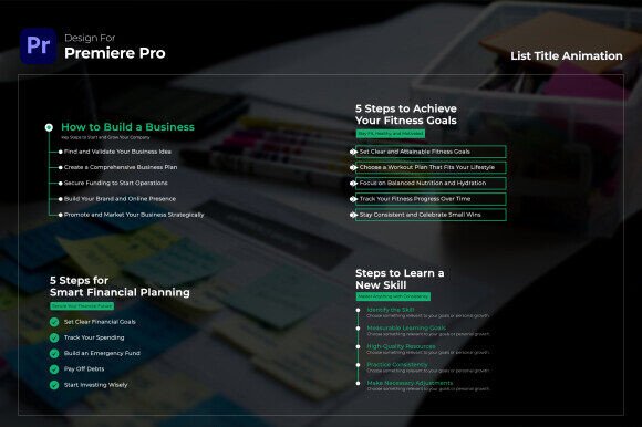 4k List Title V1 Premiere Pro: Elevate Your Video Content with Professional Design