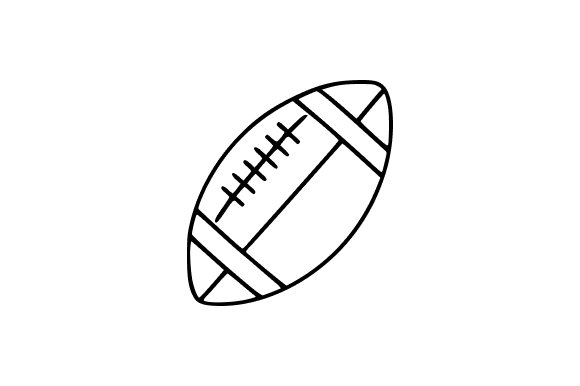American Football Line Art Clip Art: A Versatile Design Asset
