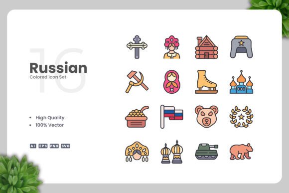 Discover the Power of Russian Colored Icons for Your Creative Projects