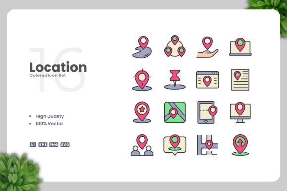 Location Colored Icons: A Strategic Tool for Visual Communication