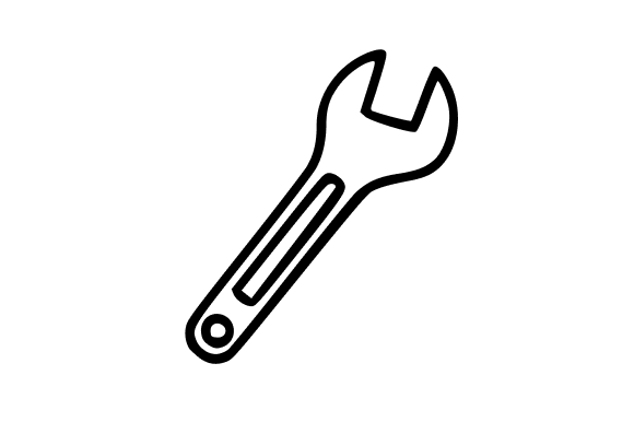 Monkey Wrench Tool Line Art Clip Art: A Versatile Asset for Modern Designers