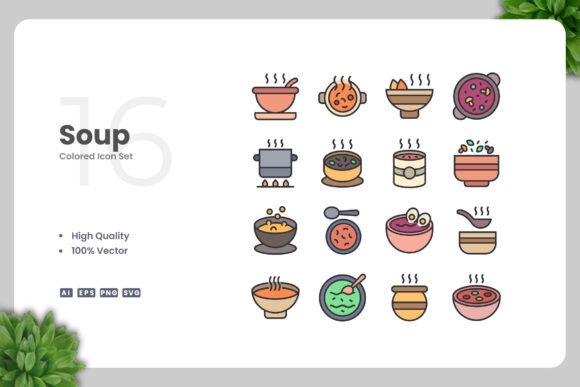Soup Colored Icons: A Versatile Design Resource for Modern Creatives