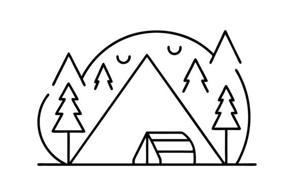 The Power of Simplicity: Understanding the Camping Line Art Icon