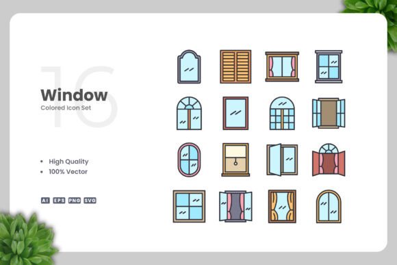 Window Colored Icons: A Versatile Design Solution for Modern Projects